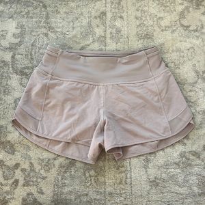 Dusty Rose Lululemon Shorts